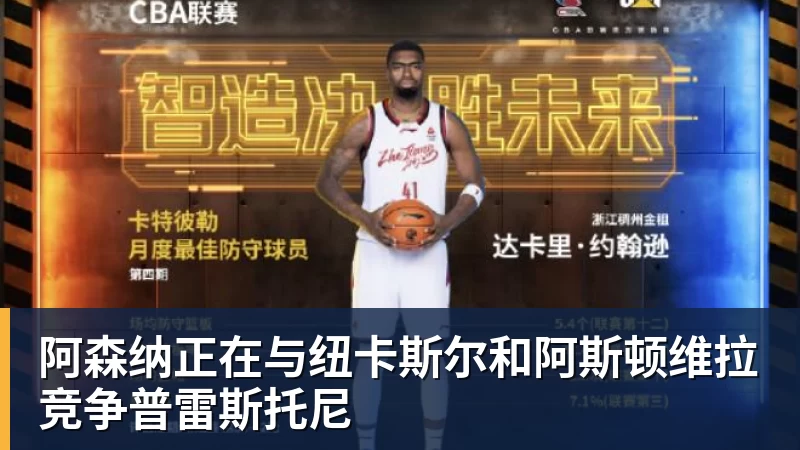 好博体育阿森纳正在与纽卡斯尔和阿斯顿维拉竞争普雷斯托尼